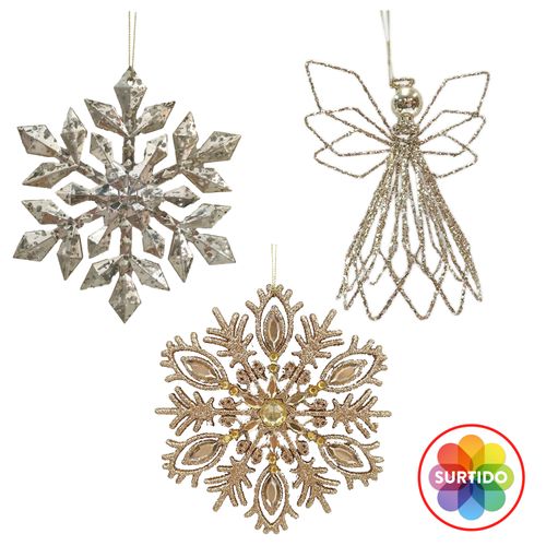 Adorno para árbol marca Holiday Time -14.5 cm