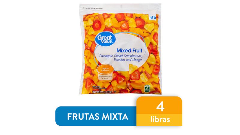 Comprar Berries Great Value Congeladas Mixtas - 1360gr