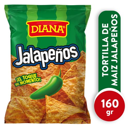 Tortilla Diana De Maiz Jalapeños - 160gr