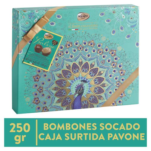 Bombones Socado, caja surtida Pavone -250 g