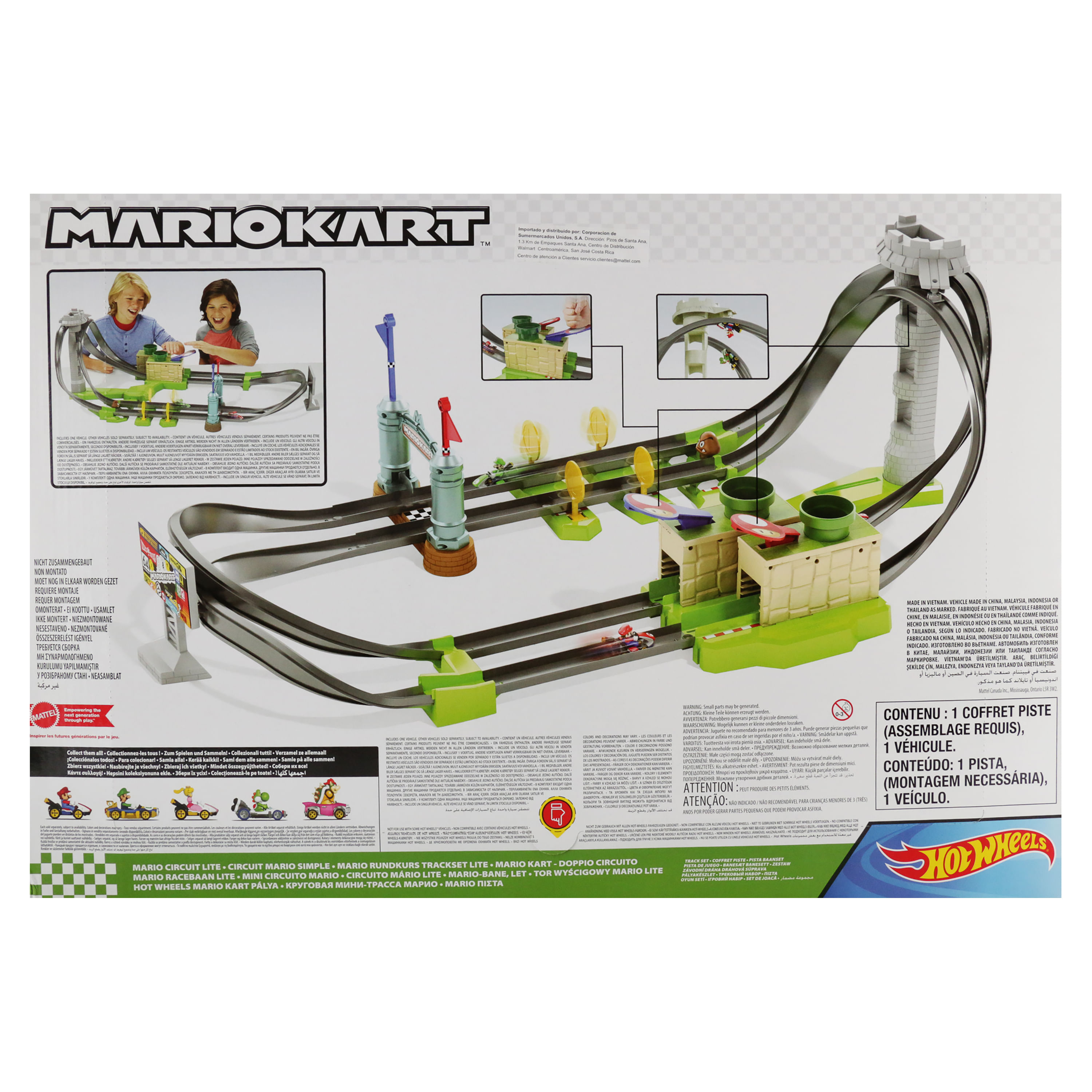 Pista de circuito online mario kart hot wheels