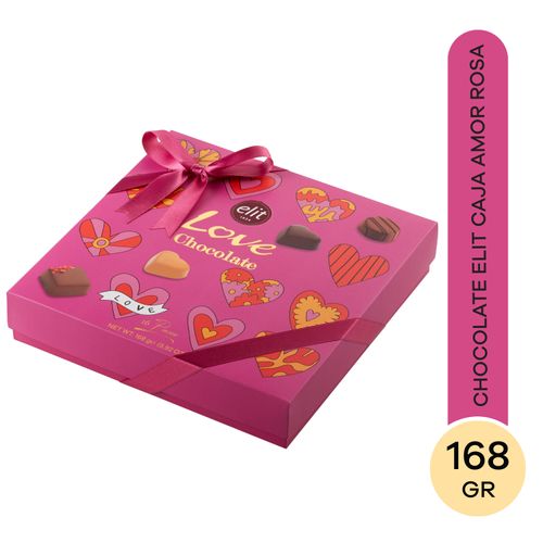 Chocolate Elit Amor Rosa Caja - 168 g