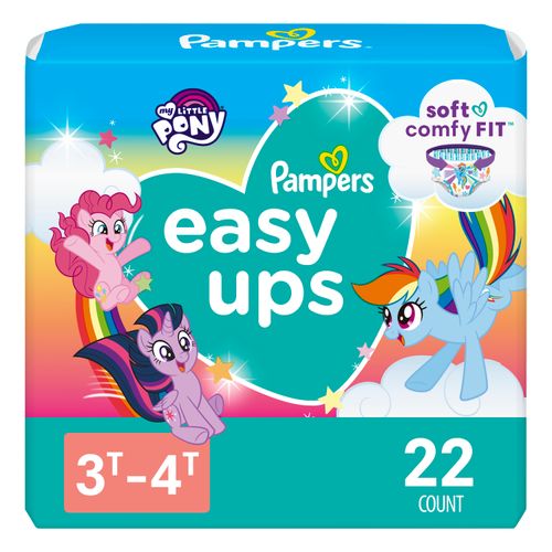 Pañales Pampers Easy Ups Girl T3 T4, 14-18kg - 22Uds