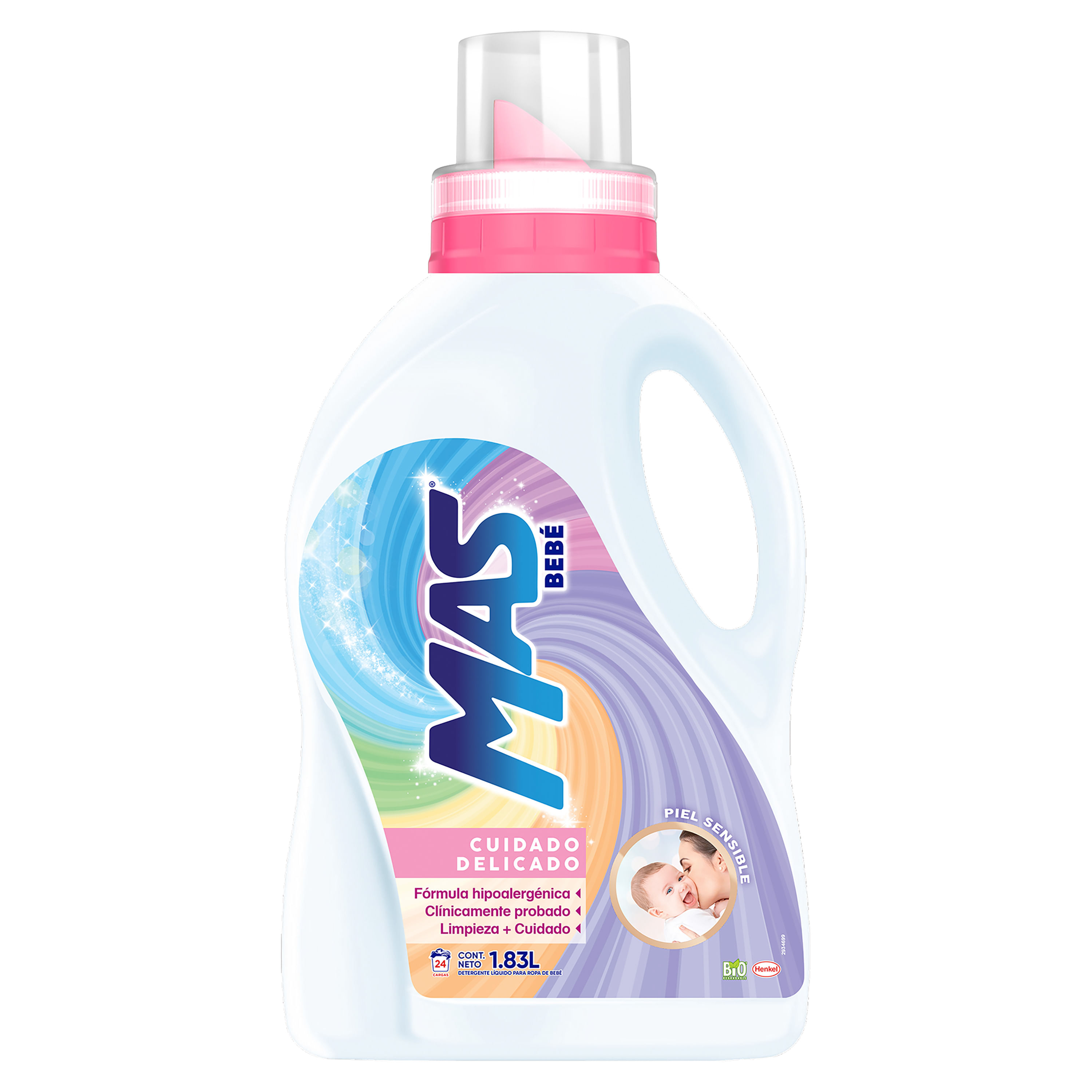 WBM Care - Detergente líquido para ropa para bebés, 100 cargas,  68 onzas : Salud y Hogar
