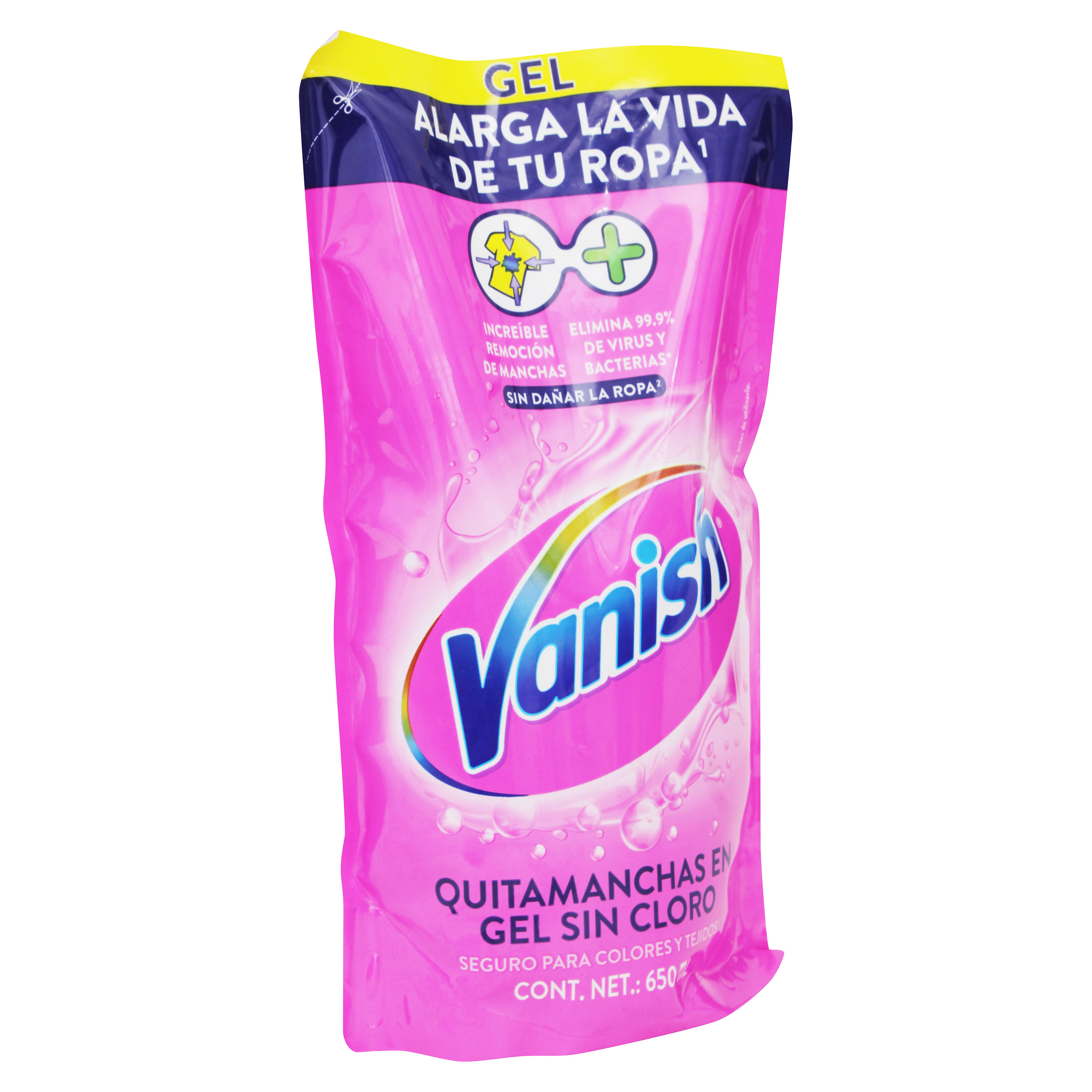 Quitamanchas Vanish prelavado rosa gatillo 650 ml