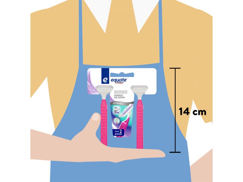 Rasuradoras-Desechables-Equate-2-Hojas-Mango-De-Goma-Antidesliz-2Pza-4-8802