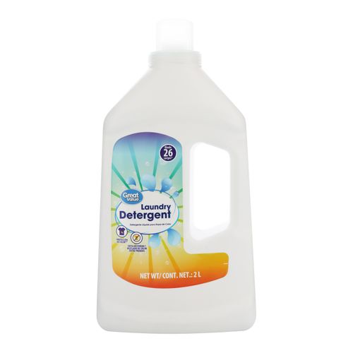 Detergente liquido Great Value para ropa blanca y color -2000ml