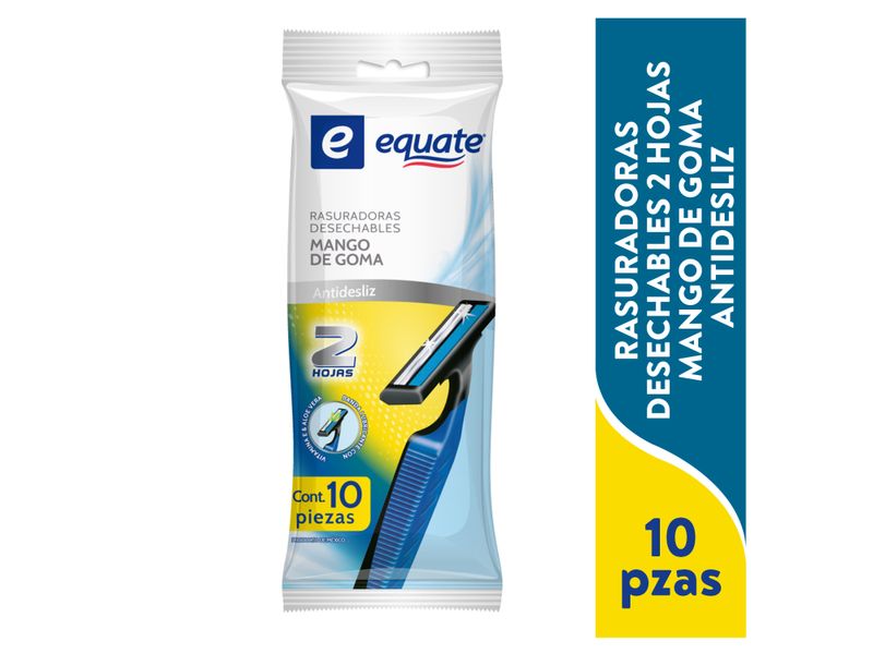 Rasuradoras-Desechables-Equate-2-Hojas-Mango-De-Goma-Antidesliz-10pzas-1-8806