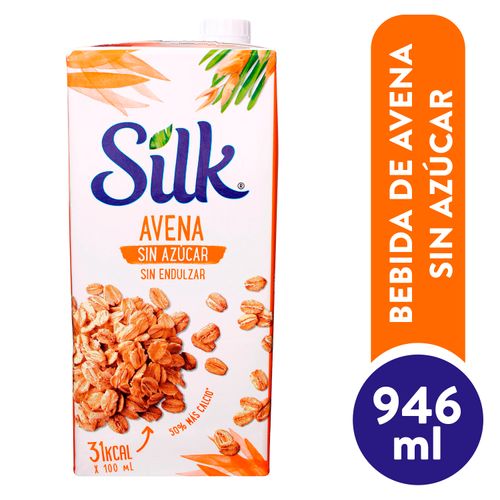 Bebida De Avena Silk Sin Azucar - 946 ml