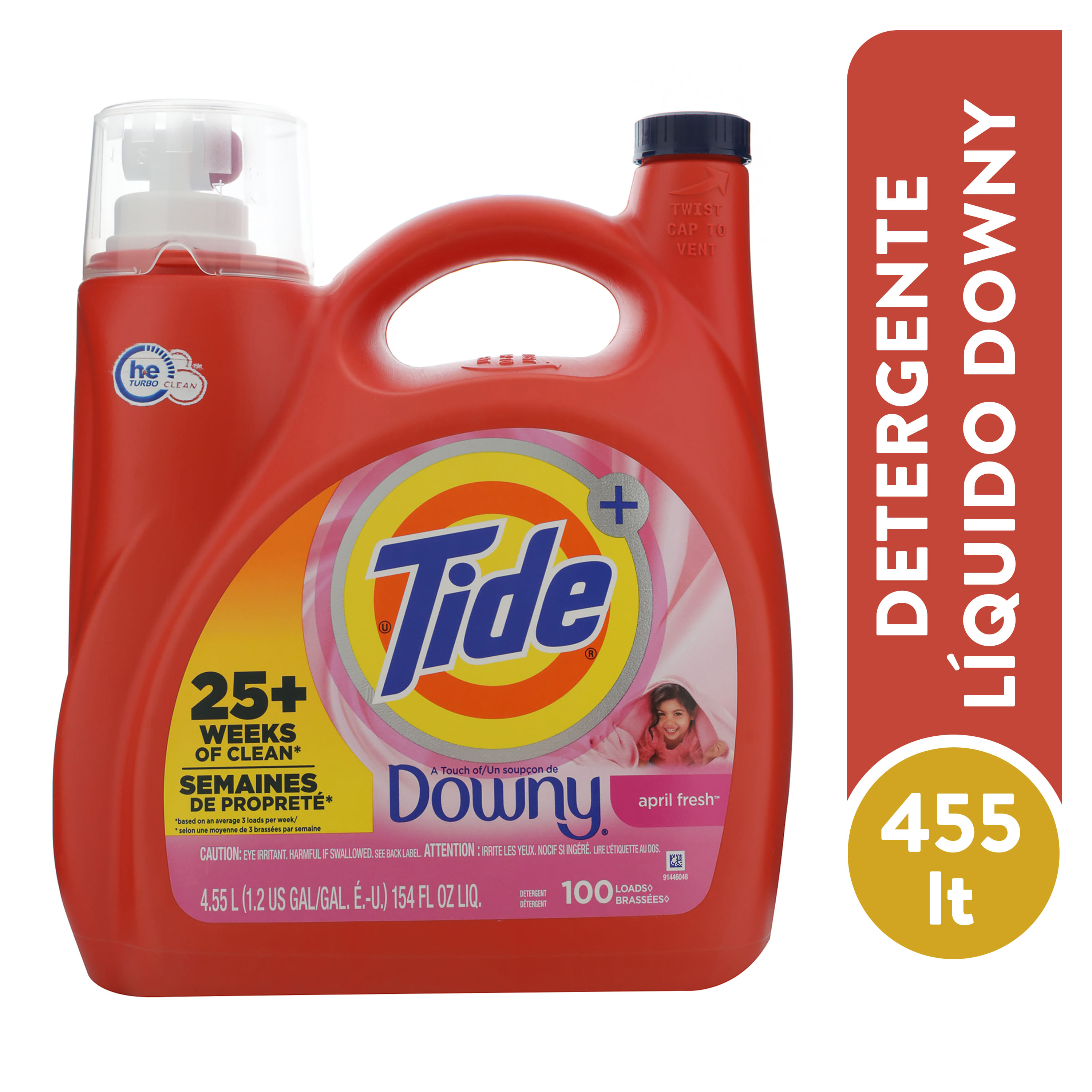 Detergente líquido para la ropa Tide Plus Downy Free - Tide