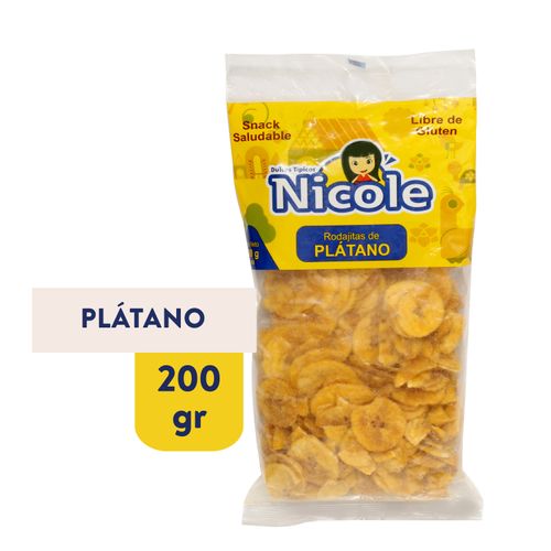 Tipicos Nicol Snak Saludable De Platan - 200 g