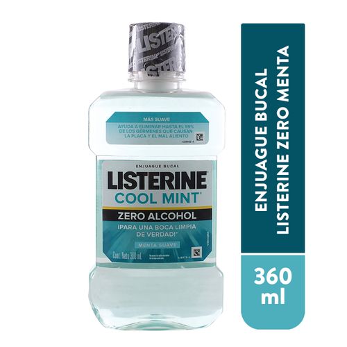 Enjuangue Bucal Listerine Coolmint Zero - 360 ml