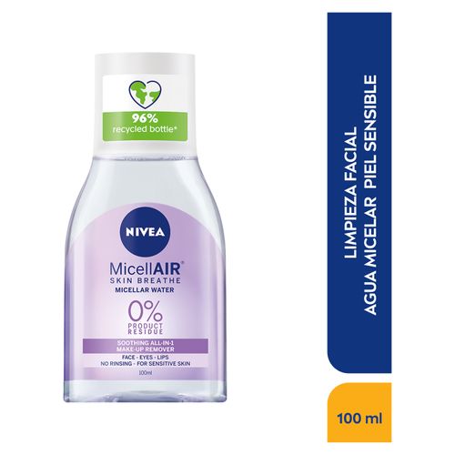 Agua Micelar Nivea Piel Sensible - 100 ml
