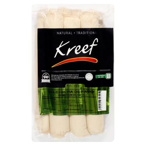 Salchicha De Pavo Kreef Paquete - 454 g