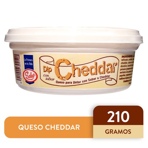 Dip Salud Sabor Cheddar Tarro - 210 g