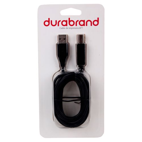 Cable Durabrand De Impresora - 6ft