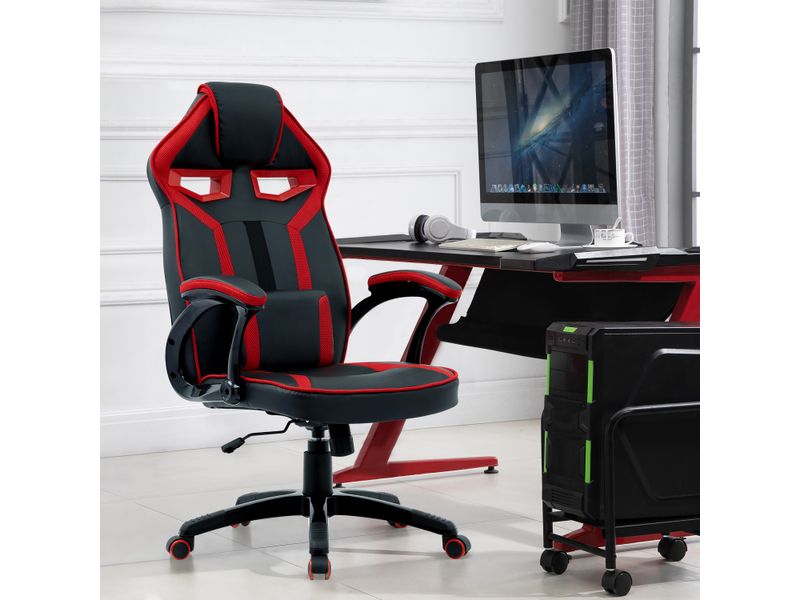 Silla-Gamer-Roja-Mainstays-Reclinable-Altura-Ajustable-Y-Respaldo-Lumbar-65-X-69-X-115-125Cm-5-30240