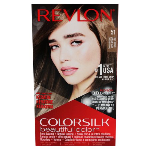 Tinte Revlon Castano Claro Silk51 - 130 ml