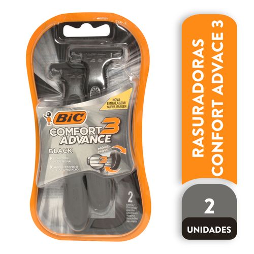 Rasuradora Bic Black Night 3 Hojas Bl2