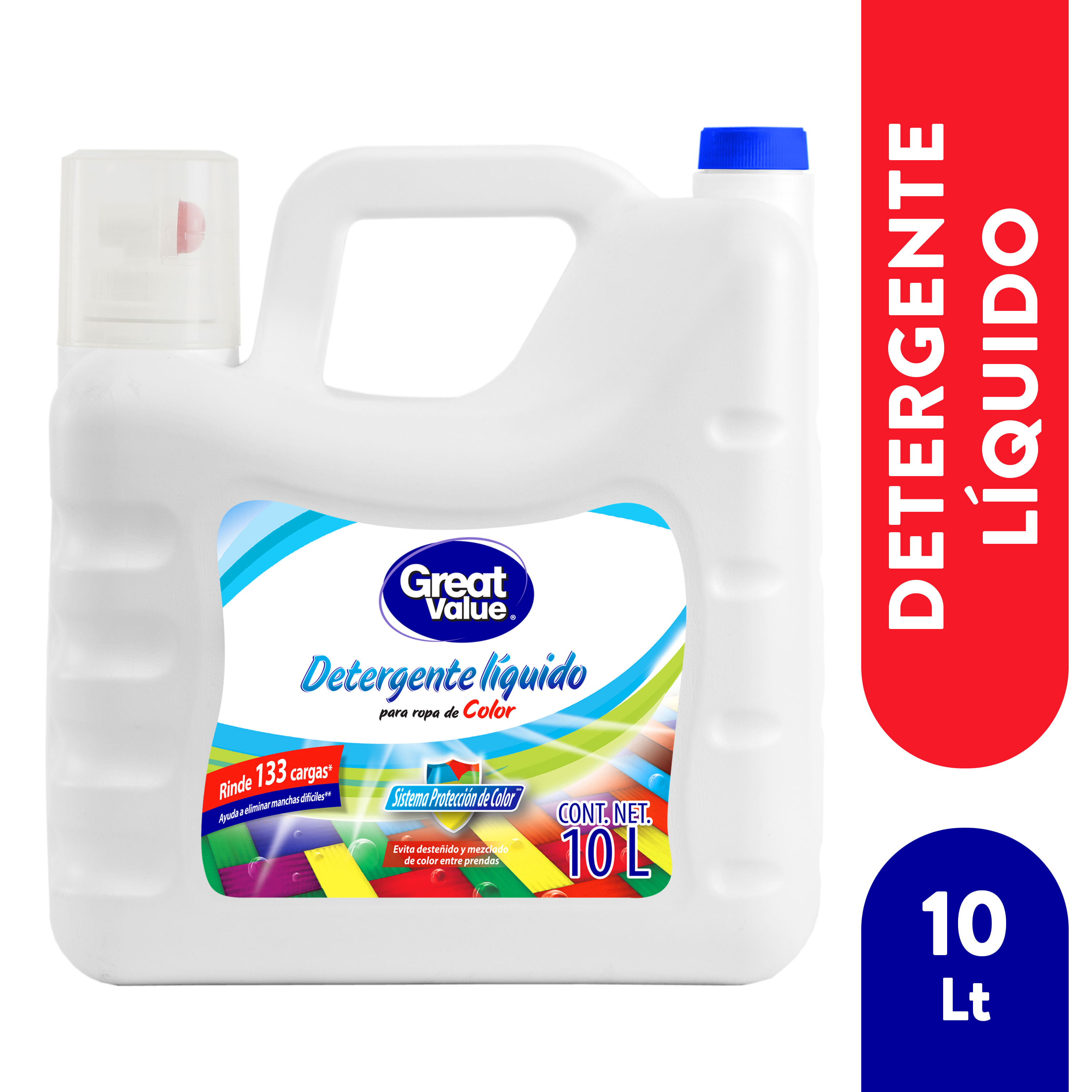 Detergente líquido para la lavadora ropa blanca y de color, caja de 1  unidad – Sumicel