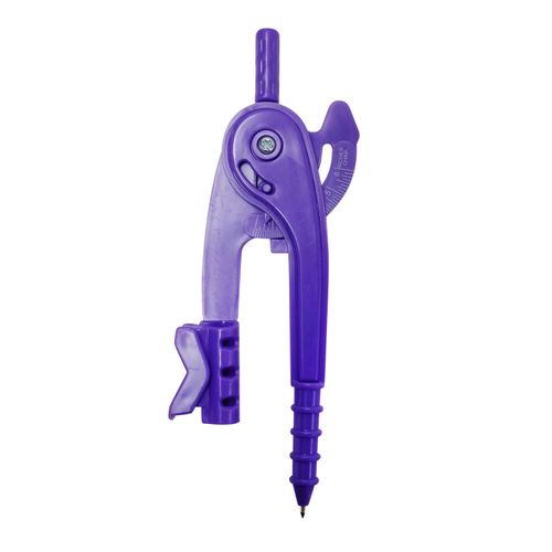 Compas Pen Gear color morado, no incluye lápiz -1 pza