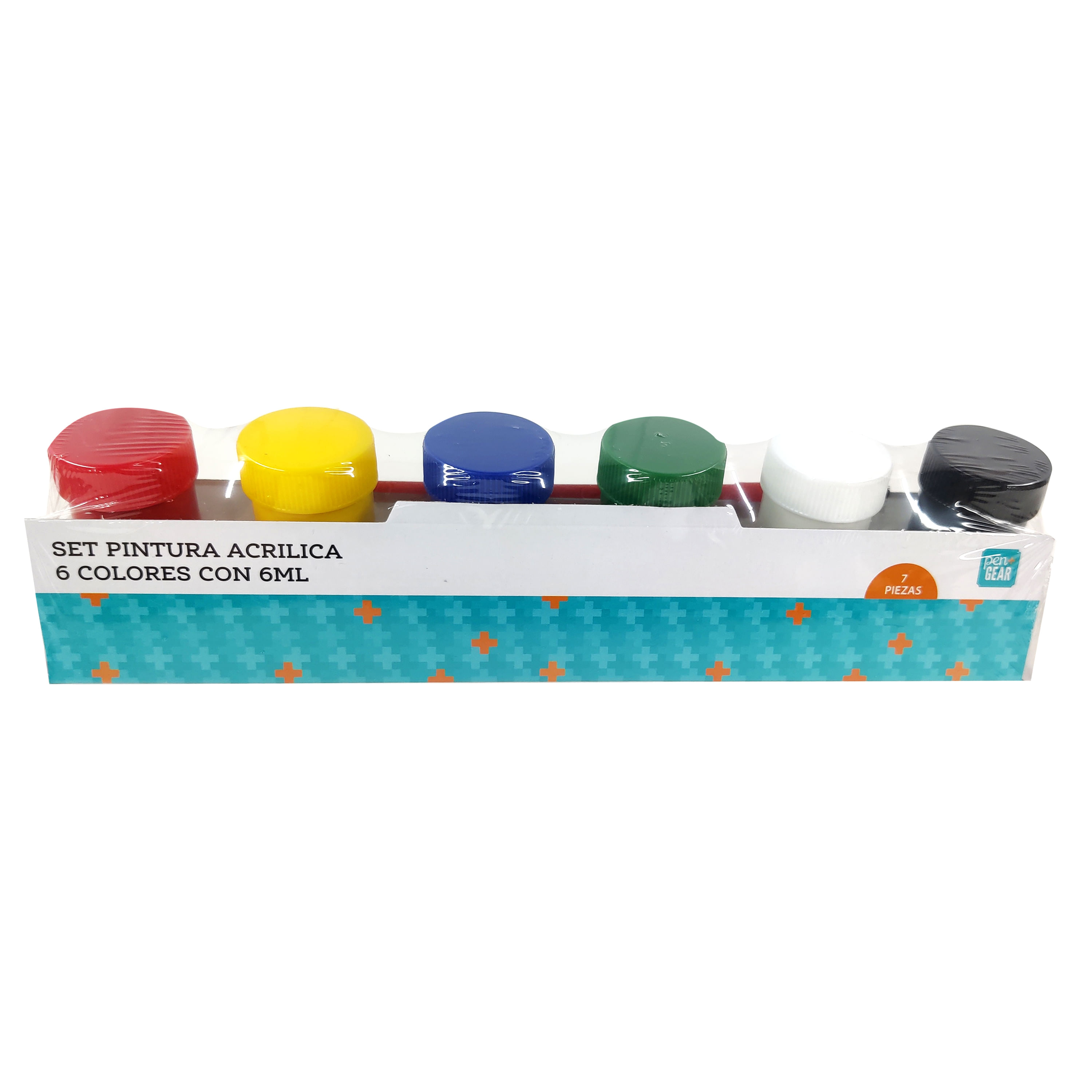 Comprar Set Pen + Gear Pintura Acrilica 6 Colores Con - 6ml