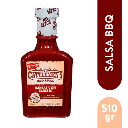 Salsa barbacoa Cattlemen's Kansas City clásica - 510 g