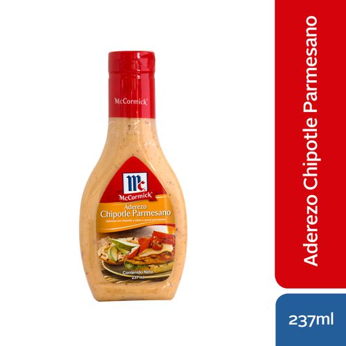 Aderezo Mccormick Para Ensalada Sabor Chipotle Parmesano - 237 ml