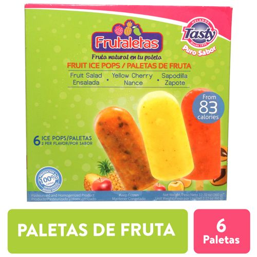 Paleta Tasty Six Pack Frutaletas 3