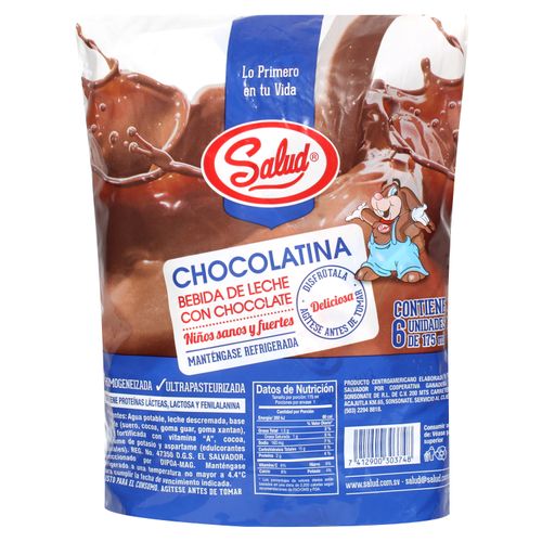 Chocolatina Salud Bolsa Six Pack 1050 ml