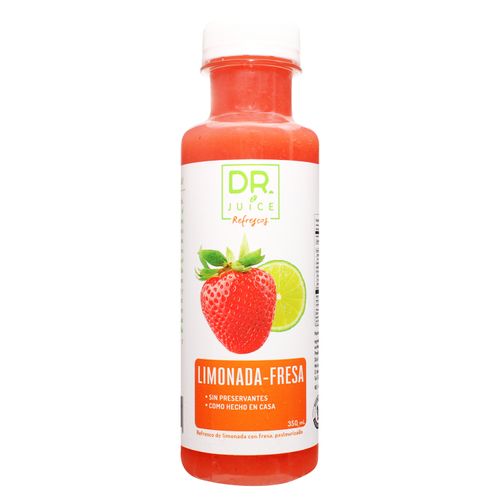 Bebida Dr Juice Sabor A Limonada Fresa - 350 ml