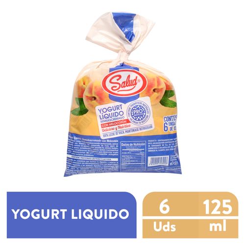 Yogurt Salud Melocotón 6 Pack - 750 g