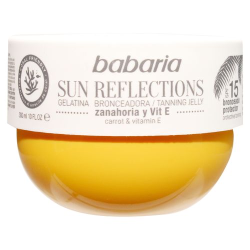 Gel bronceador Babaria zanahoria y vitamina E FPS 15 - 300 ml