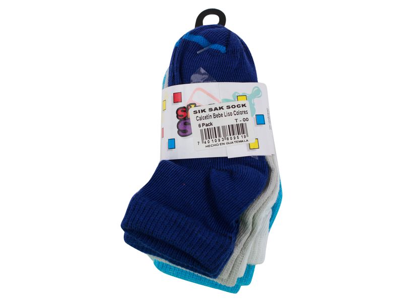 Calceta-Sik-Sak-Sock-Lisa-Bebe-6-Pk-T0-3-43337