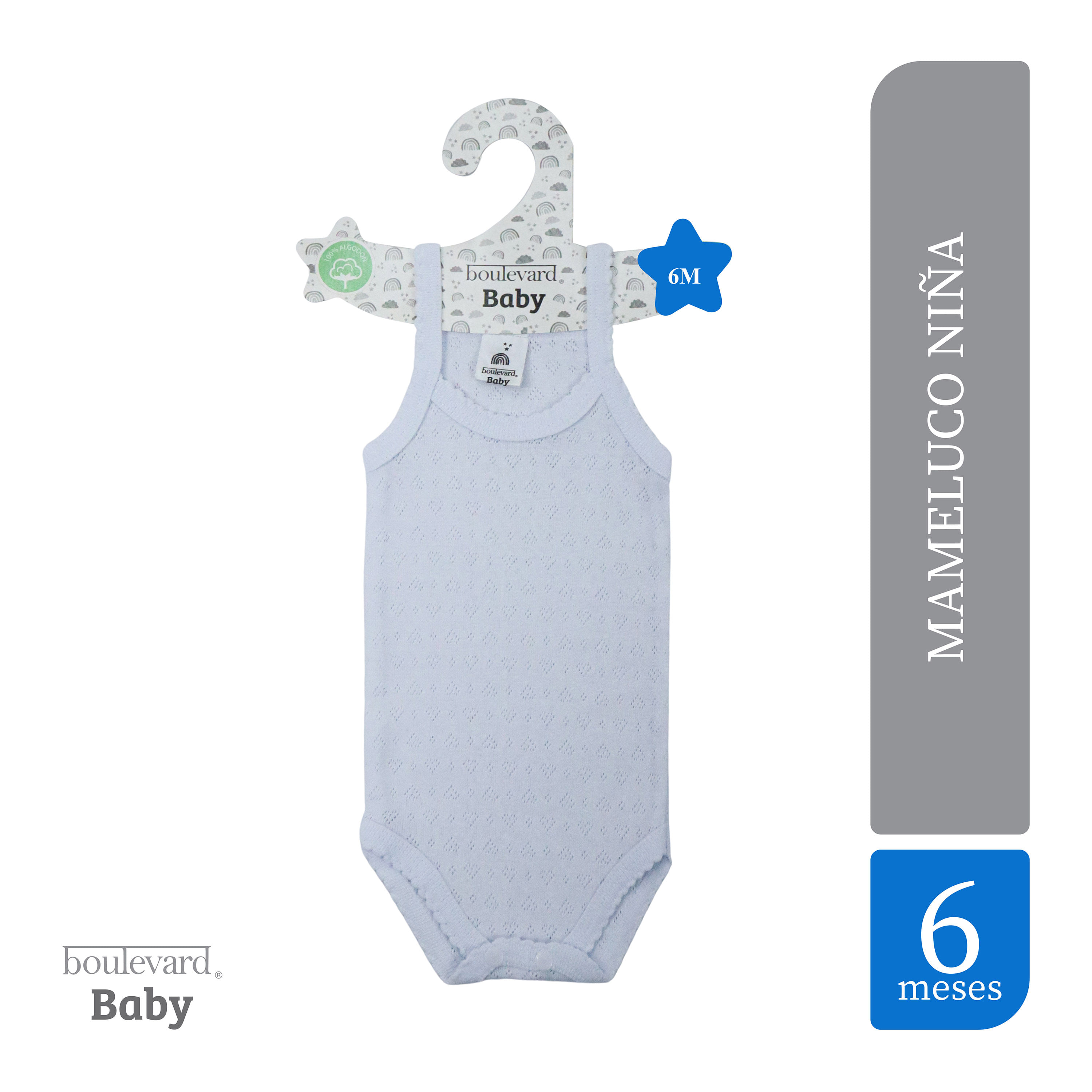 Mameluco-Bolevard-Blanco-Para-Beb-Ni-a-Talla-6-Meses-1-42140