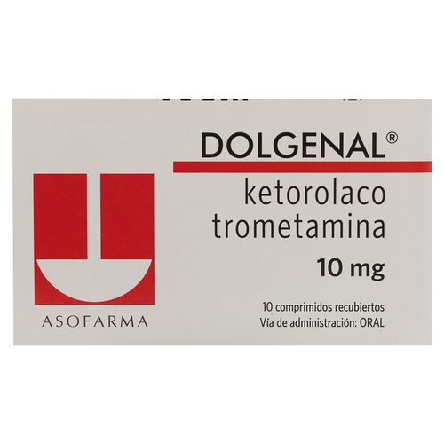 Dolgenal Asofarma Caja con 10 Tabletas - 10 mg