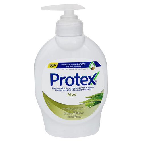 Jabon Liquido Antibacterial Protex Aloe 221 ml