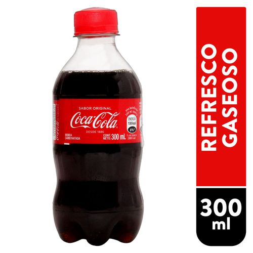 Gaseosa Coca Cola regular - 300 ml
