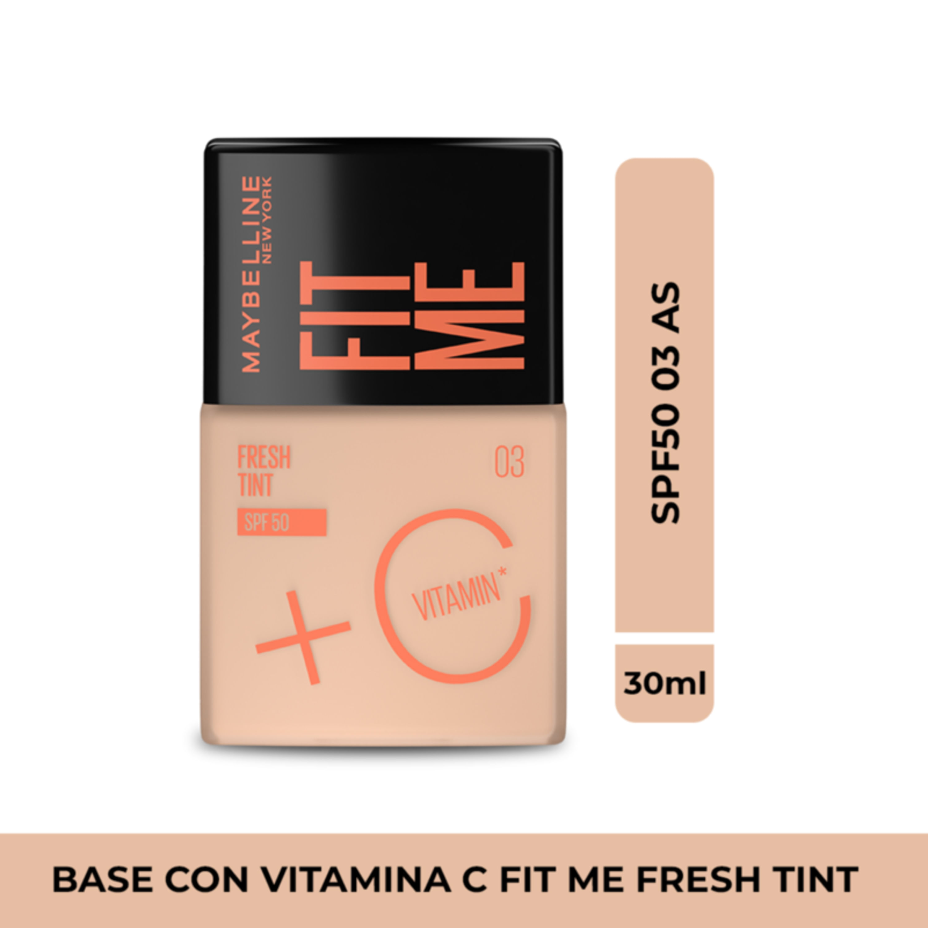 Base de Maquillaje Maybelline New York FIT me! 230 Natural Buff 30ml
