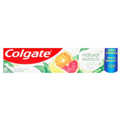 Pasta Dental Colgate Natural Extra Defensa Reforza - 140 g