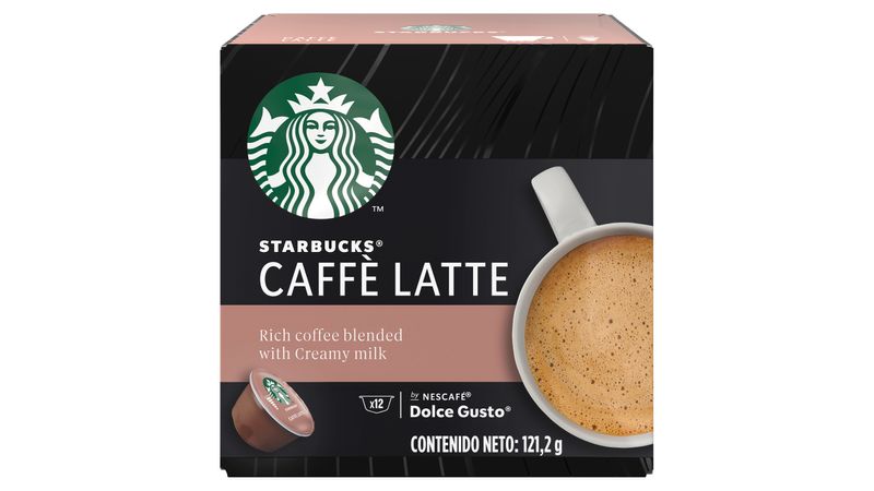 Starbucks Caffè Latte by Nescafe Dolce Gusto Coffee Pods x12 121.2g