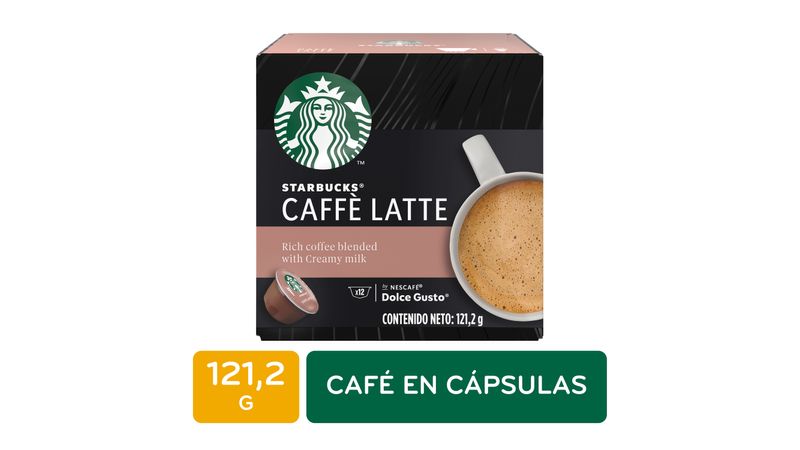 STARBUCKS By NESCAFE DOLCE GUSTO Caffe Latte 121.2g - 121.2 g