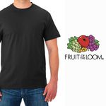 Tshirt-Fruit-Of-The-Loom-para-Caballero-Cuello-Redondo-Color-Negro-Talla-XL-5-35582