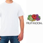 Tshirt-Fruit-Of-The-Loom-para-Caballero-Cuello-Redondo-Color-Blanco-Talla-M-5-35592