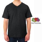 Tshirt-Fruit-Of-The-Loom-para-Caballero-Cuello-V-Color-Gris-Oscuro-Talla-S-4-35849