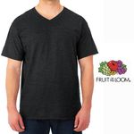 Tshirt-Fruit-Of-The-Loom-para-Caballero-Cuello-V-Color-Gris-Oscuro-Talla-L-4-35851