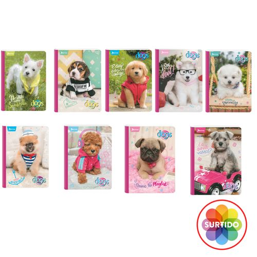 Cuaderno Cosido Norma, Perros, Surtido-100 hojas