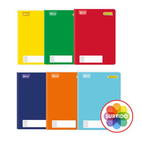 Cuaderno Norma Cosido  De Color Cuadernoro -100 Hojas