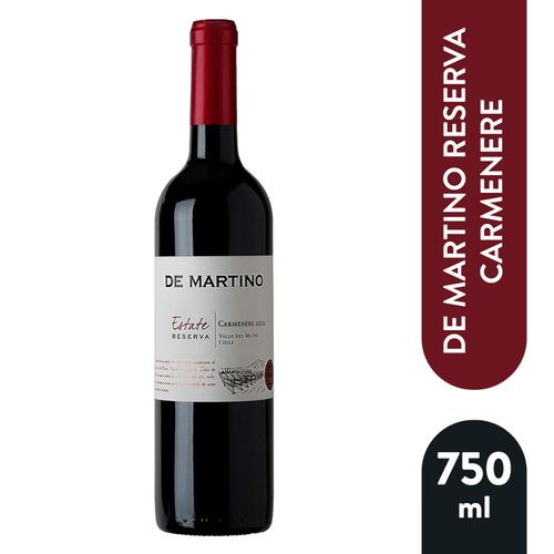 Vino De Martino Estate Reserve Carmenere - 750 ml