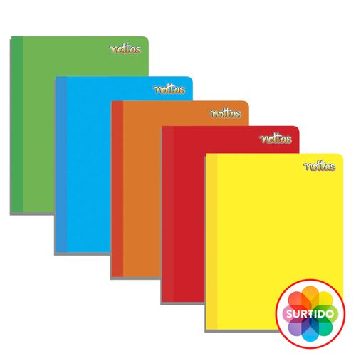 Cuaderno Nottas Surtido Color Cosido Pequeño Rayas - 100 Hojas